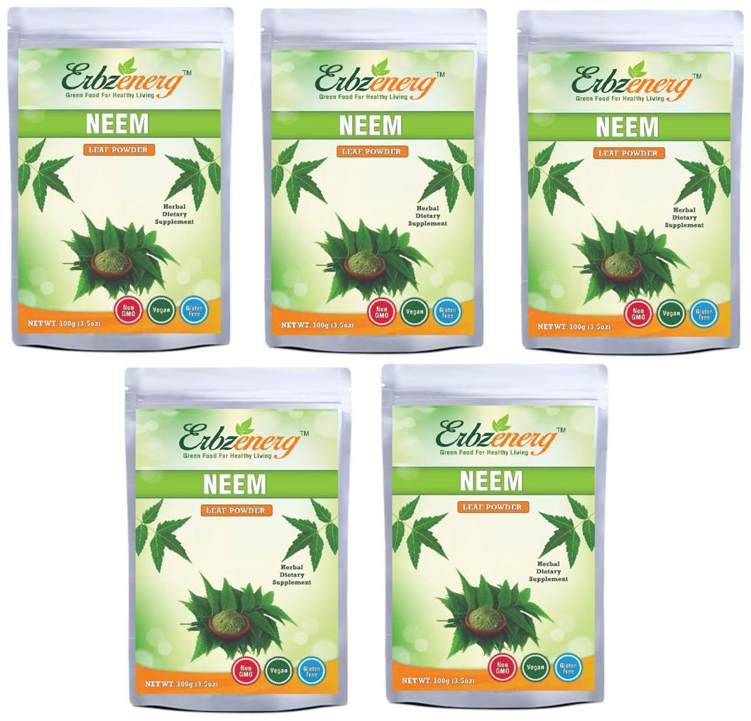 

Erbzenerg Neem Powder-100g(Pack of 5)