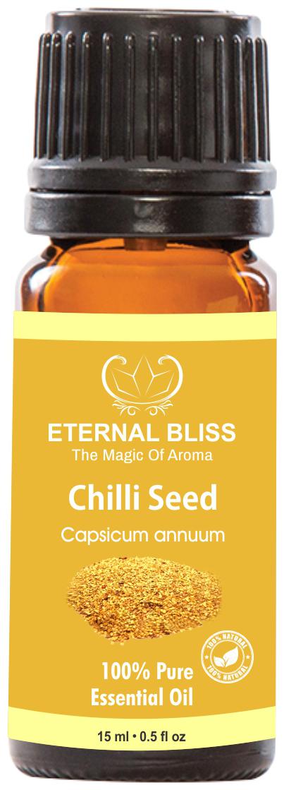 

Eternal Bliss Chilli Seed Essential Oil - Pure Natural Undiluted For Skin Care Hair Care(15 ml)