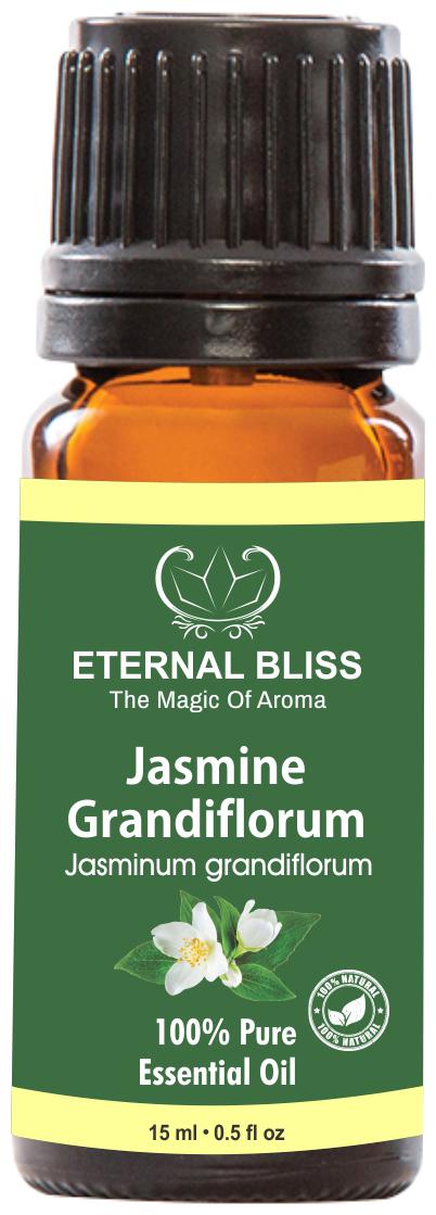 

Eternal Bliss Jasmine Essential Oil Grandiflorum - Pure Natural Undiluted For Skin Care Hair Care(15 ml)