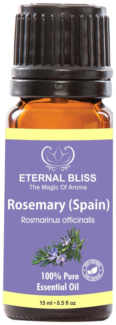 

Eternal Bliss Rosemary Essential Oil Spain - Pure Natural Undiluted For Skin Care Hair Care(15 ml)