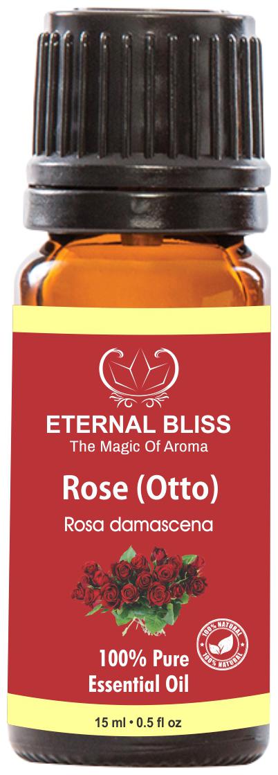 

Eternal Bliss Rose Otto Essential Oil - Pure Natural Undiluted For Skin Care Hair Care(15 ml)