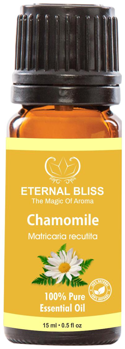 

Eternal Bliss Chamomile Essential Oil German - Pure Natural Undiluted For Skin Care Hair Care(15 ml)