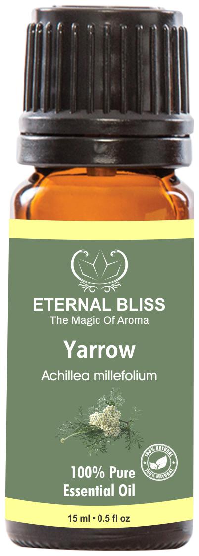 

Eternal Bliss Yarrow Essential Oil - Pure Natural Undiluted For Skin Care Hair Care(15 ml)
