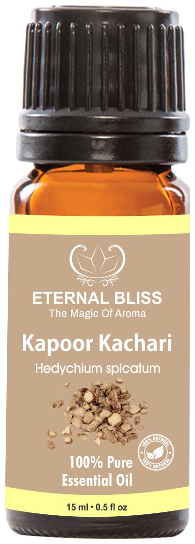 

Eternal Bliss Kapoor Kachari Essential Oil - Pure Natural Undiluted For Skin Care Hair Care(15 ml)