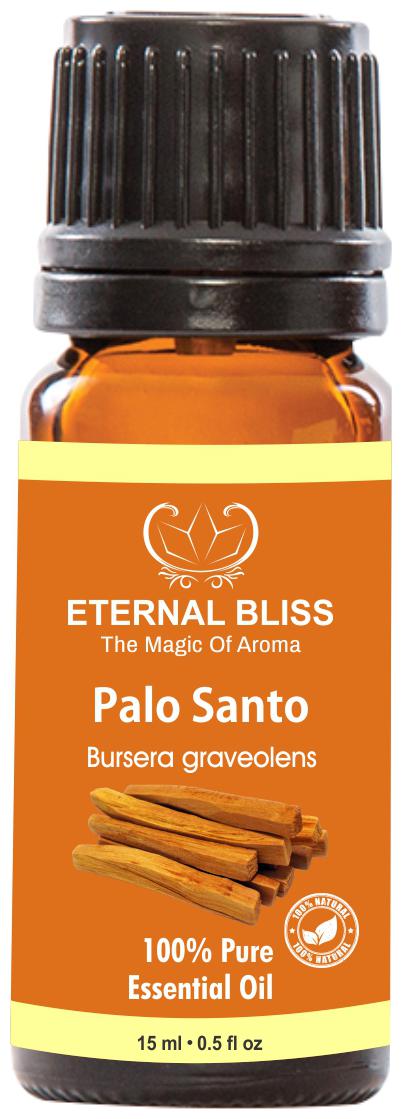 

Eternal Bliss Palo Santo Essential Oil - Pure Natural Undiluted For Skin Care Hair Care(15 ml)