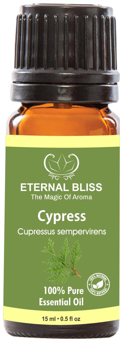 

Eternal Bliss Cypress Essential Oil - Pure Natural Undiluted For Skin Care Hair Care(15 ml)