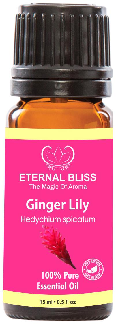 

Eternal Bliss Ginger Liliy Essential Oil - Pure Natural Undiluted For Skin Care Hair Care(15 ml)