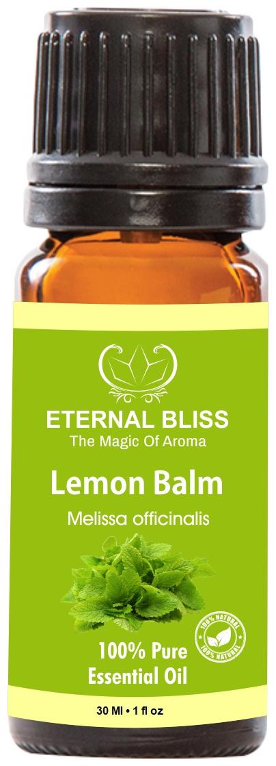 

Eternal Bliss Lemon Balm Essential Oil 100 Pure Undiluted (30 ml)