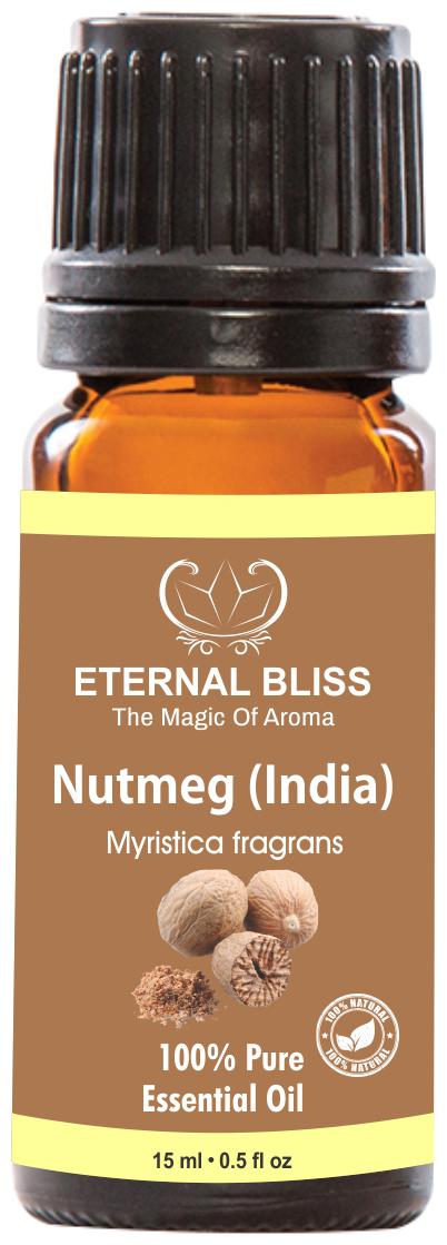 

Eternal Bliss Nutmeg Essential Oil India - Pure Natural Undiluted For Skin Care Hair Care(15 ml)