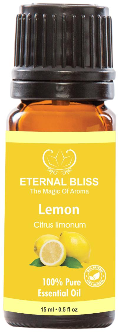 

Eternal Bliss Lemon Essential Oil - Pure Natural Undiluted For Skin Care Hair Care(15 ml)