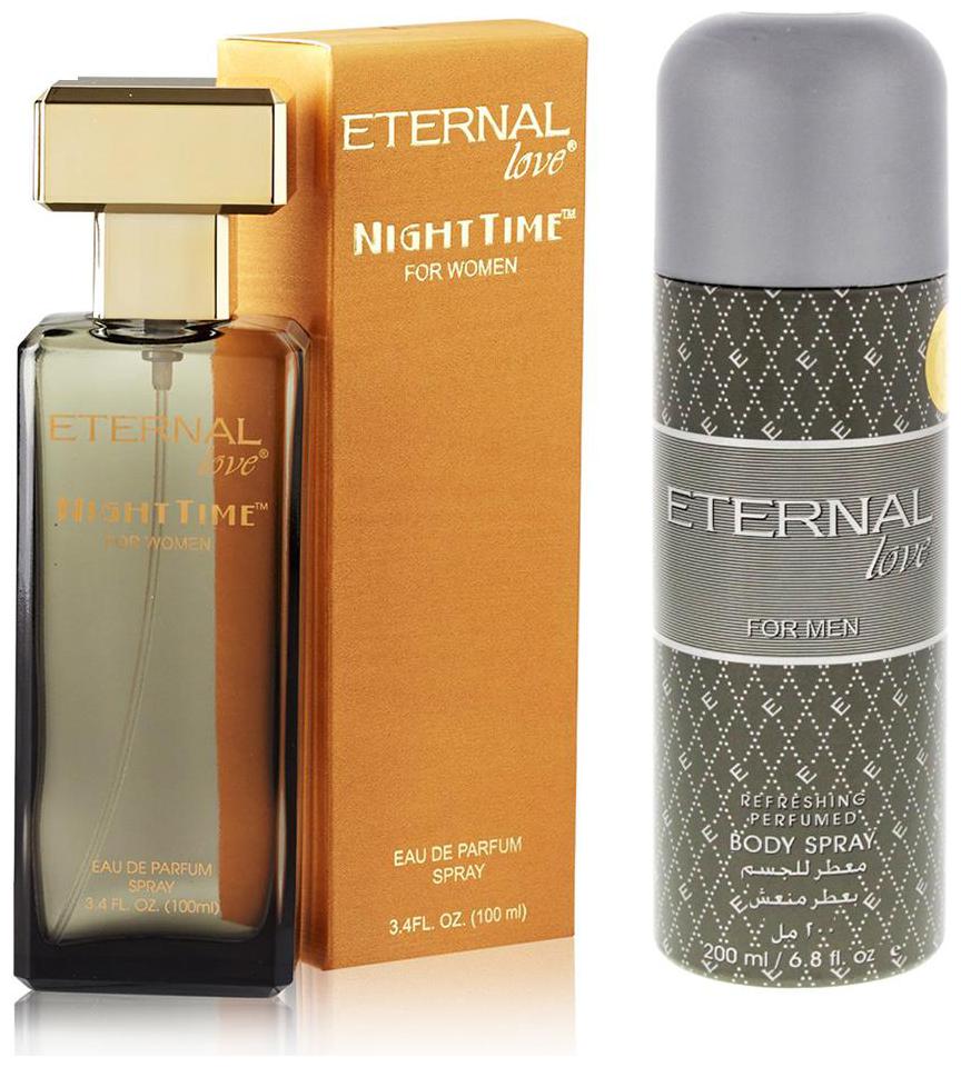 

Eternal Love Eau De Parfum Women 100ml Eternal Love Body Spray Men 200ml (Pack of 2)