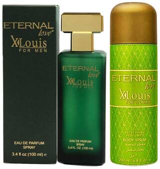 Buy Eternal Love Eau De Parfum Xlouis Men 100ml Love Body Spray Xlouis Women 200ml Pack Of 2 Online At Low Prices In India Paytmmall Com