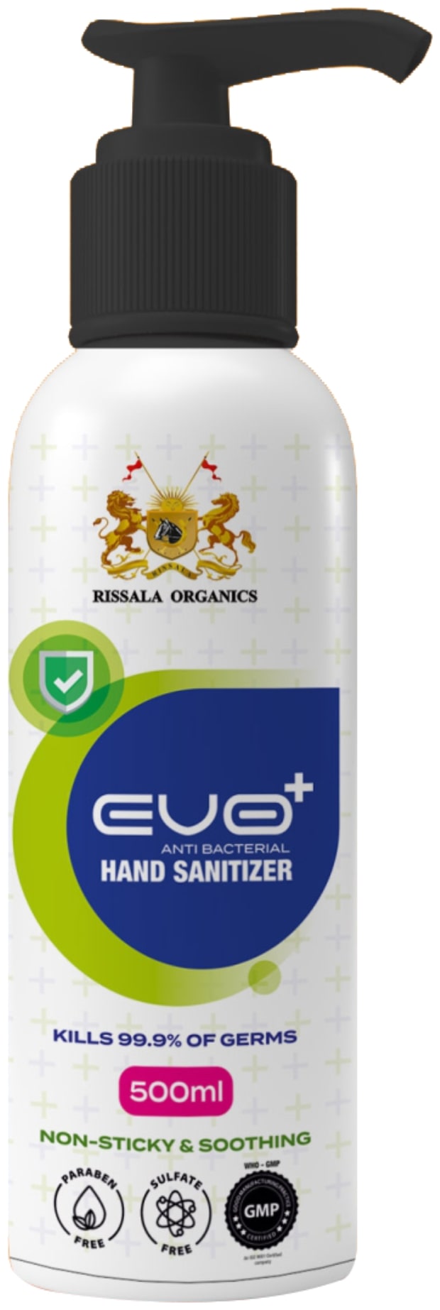 

Evo Hand Sanitizer containing 70 Alcohol-500 ml (Pack of 3)
