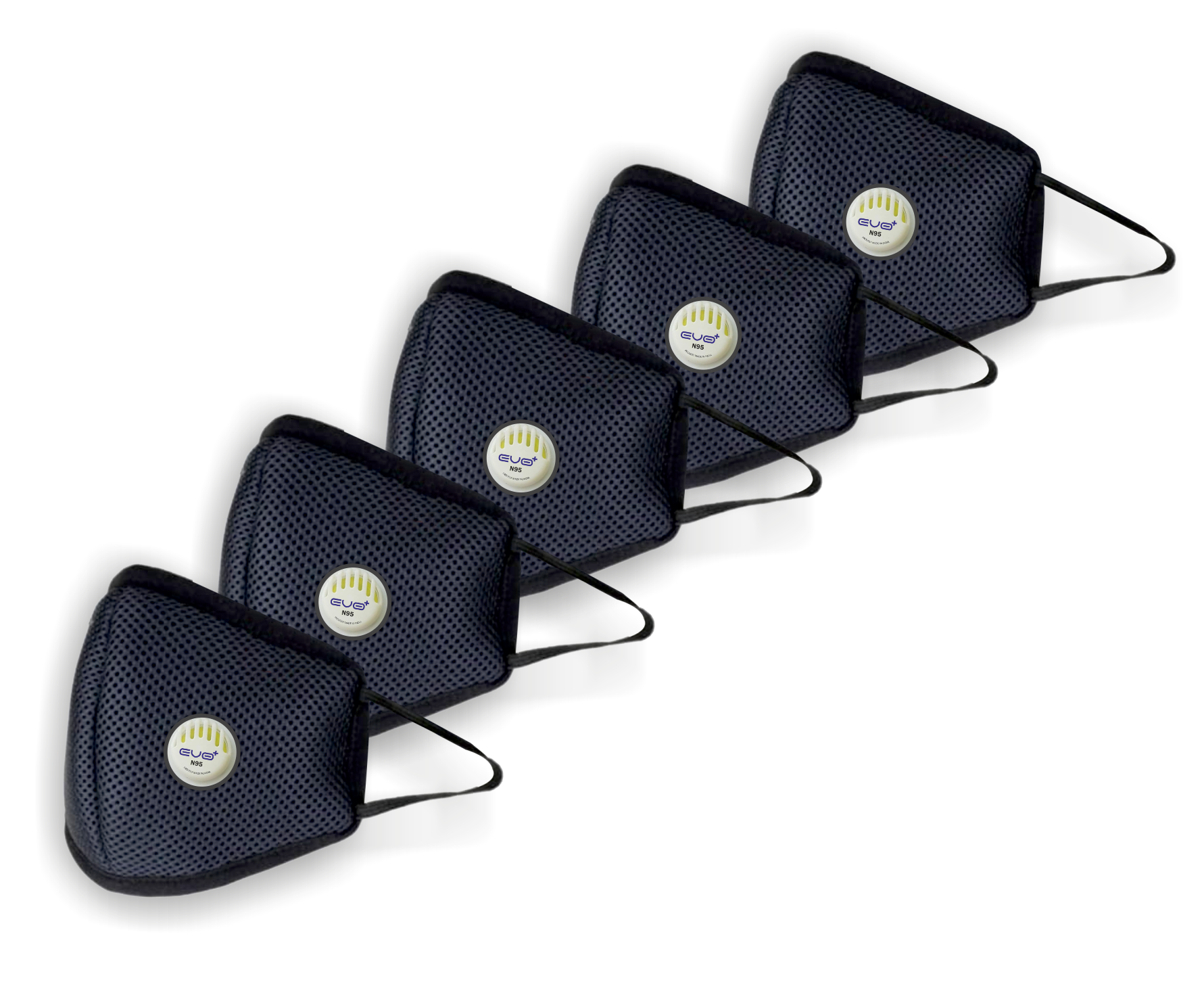 

Evo N95 Reusable Washable Anti Bacterial Mask ( Pack of 5 )