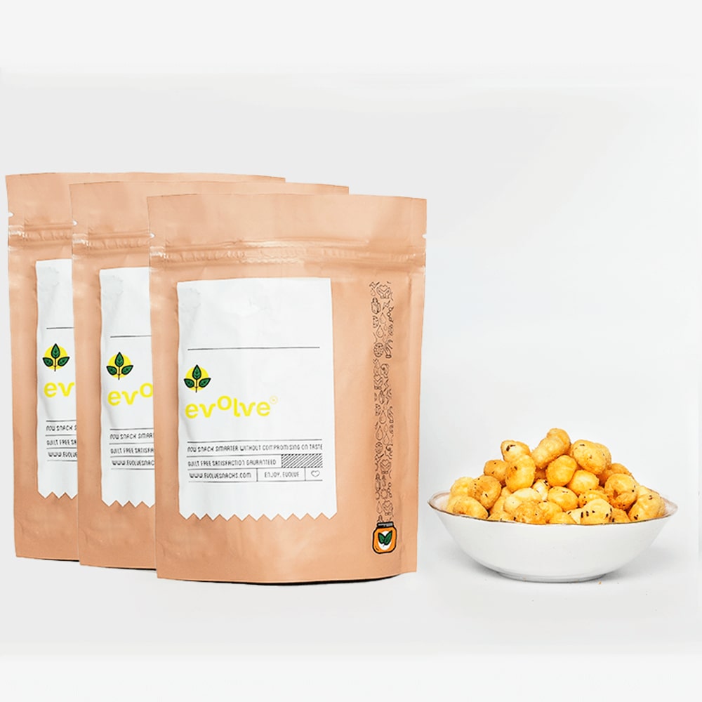 

Evolve Snacks Cheese Fox Nuts 70 g Pack of 3