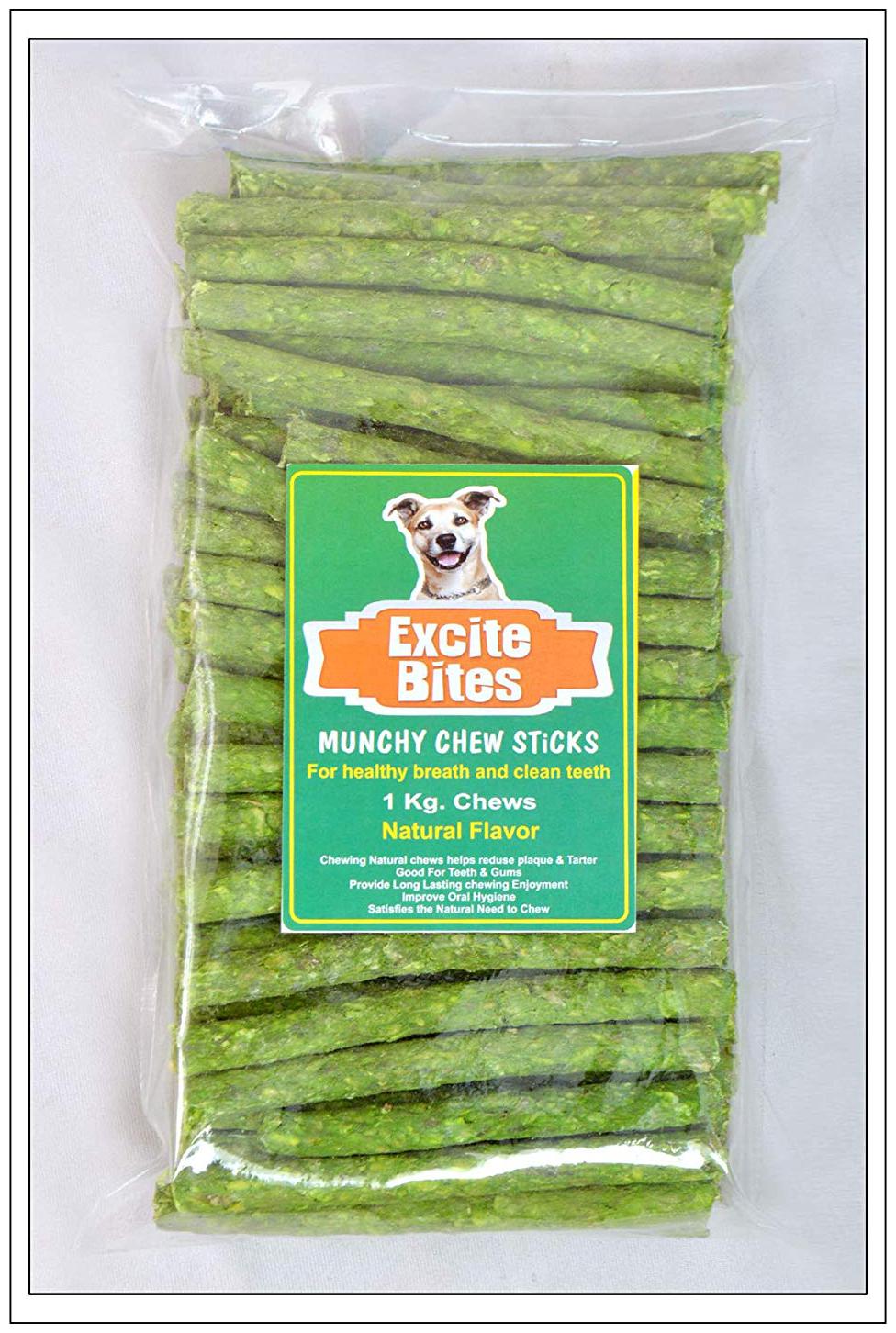 

Excite Bites Natural Flavor Munchy Sticks - 1 kg Dog Chew Sticks