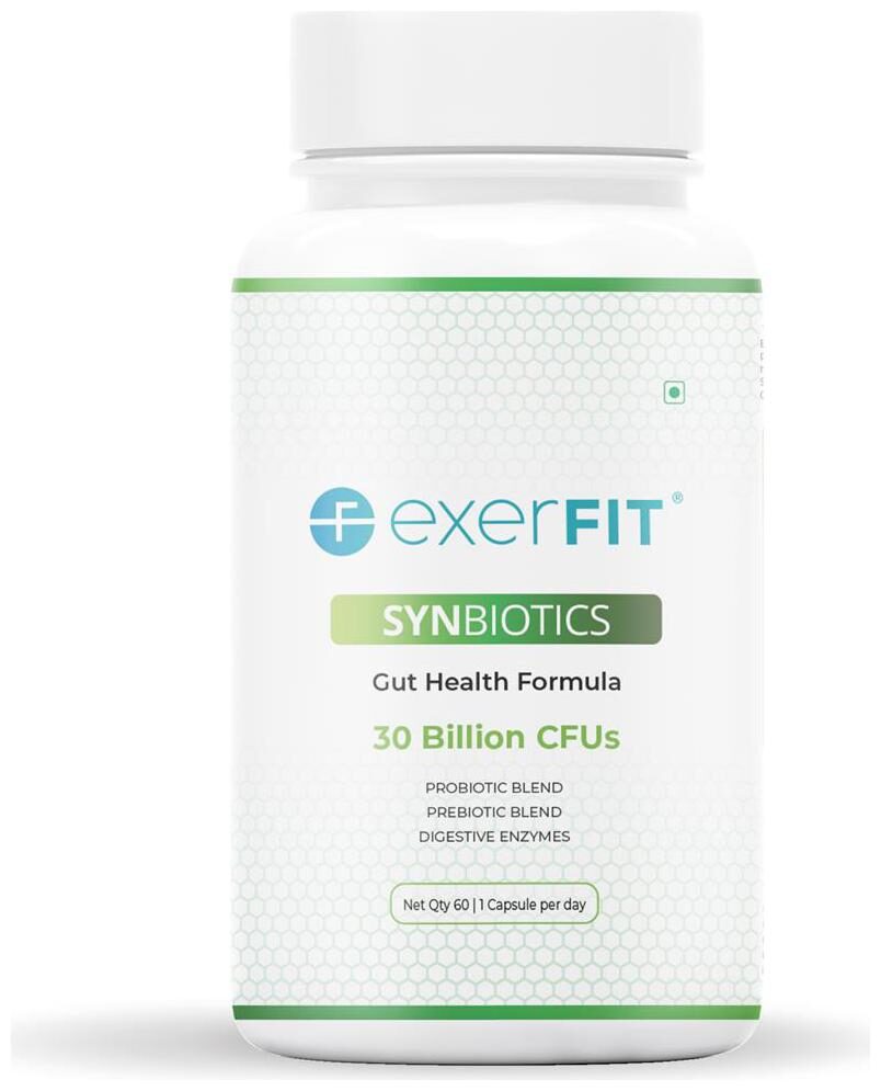 

Exerfit Synbiotic - Gut Health Formula - 60 Capsules