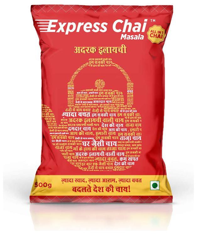 

Express Chai Masala Red Instant Tea Premix Adrak Elaichi 500g