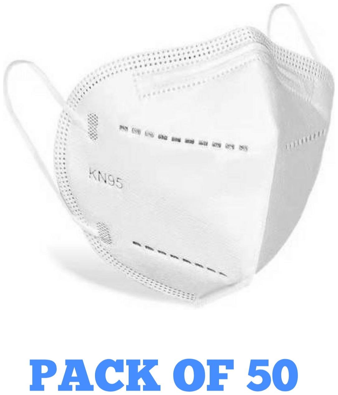 

Extra Bass Kn95 With 5 Filter Layers Anti Pollution Face Mask Pack Of 50