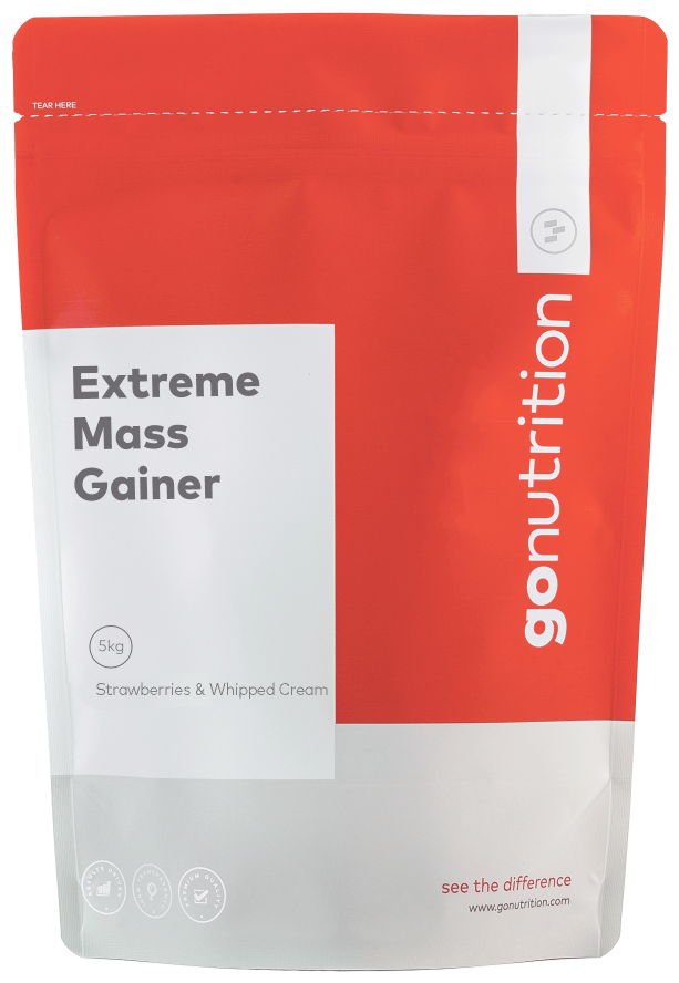 

GoNutrition Extreme Mass Gainer 5 kg - Strawberries Whipped Cream