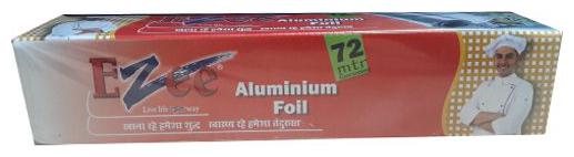 

Ezee Silver Aluminium Foil 14 Micron 72 m