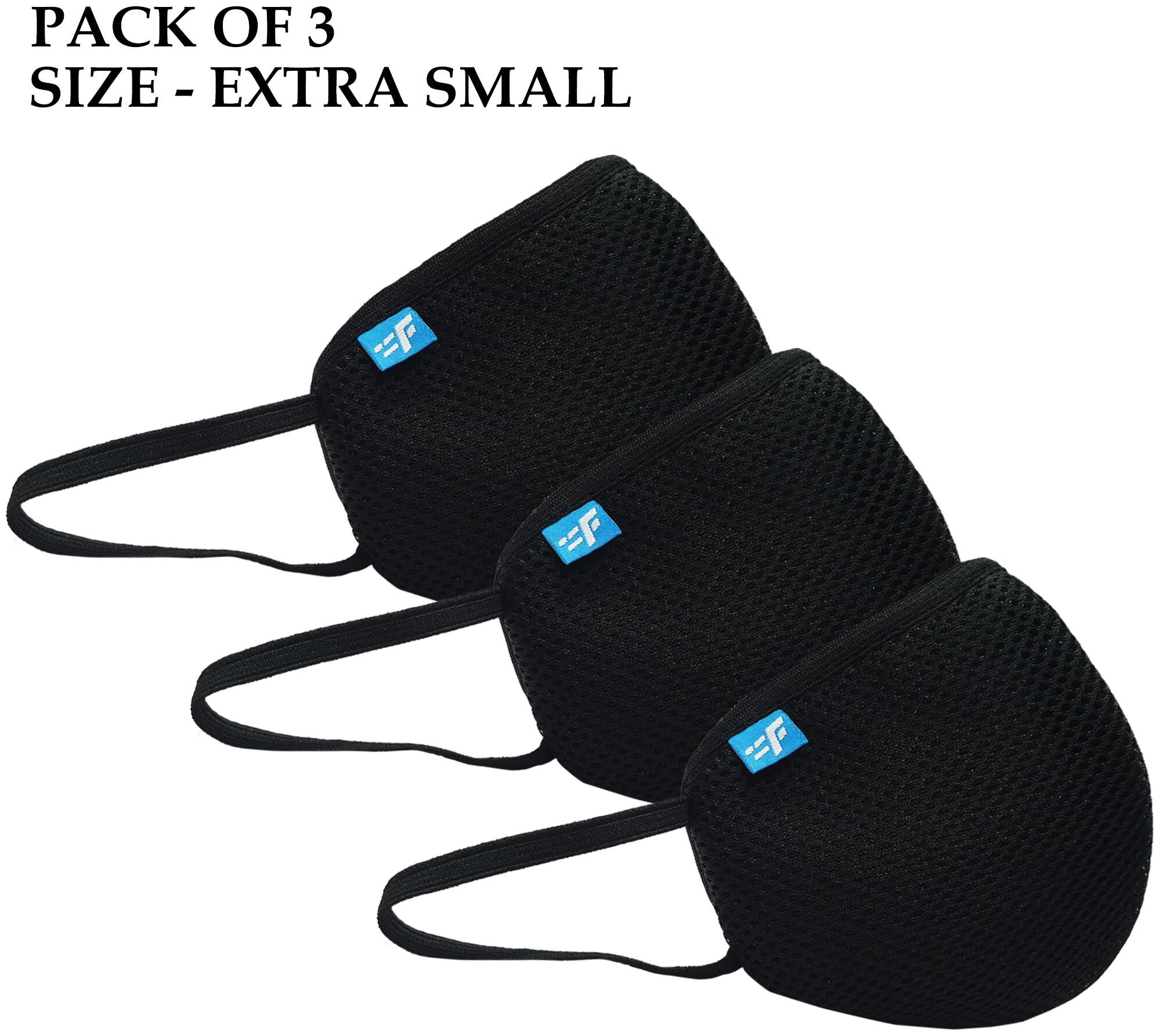 

F Gear Extra Small Size F95 Safeguard 7 layer ISO CE SITRA lab certified 95 Bacteria Filtration Face Mask (Pack of 3)