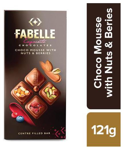 

Fabelle Milk Choco Mousse With Nuts Berries Bar 121 g