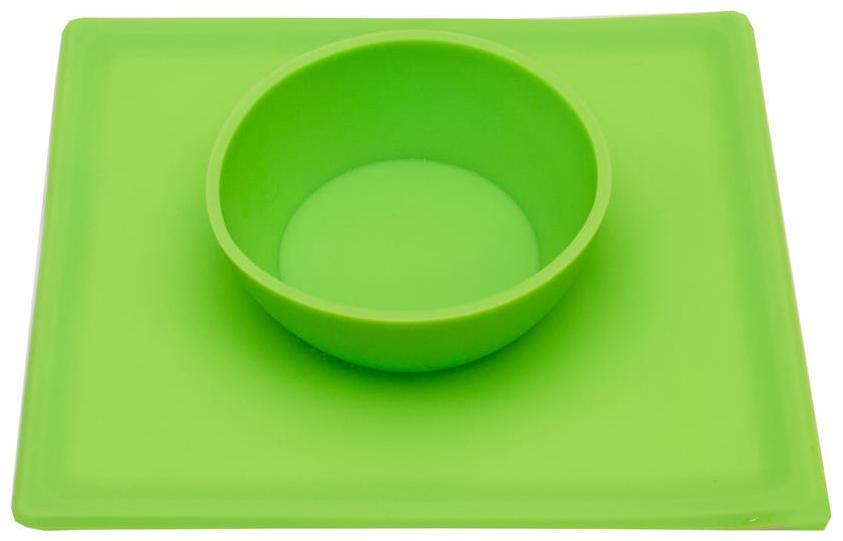 

FabSeasons Silicone Food Grade Non-Toxic and BPA free Suction base Bowl Placemat 2in1 for Toddlers (Read Description for Details)