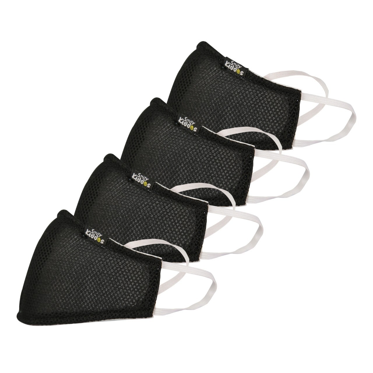 

Smily Kiddos Face Mask Black Pack Of 4