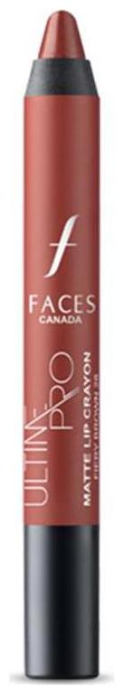

Faces Ultime Pro Matte Lip Crayon Fiery Brown 28 2 8 g With Free Sharpener