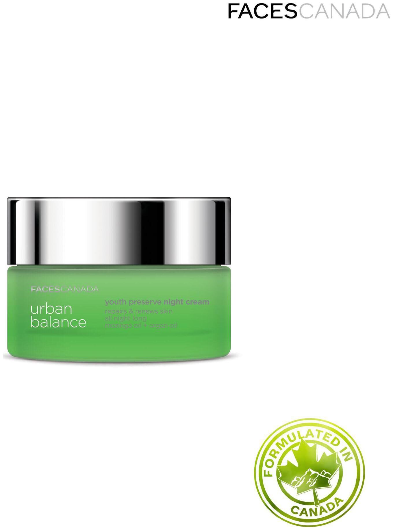 

FACESCANADA Urban Balance Youth Preserve Night Cream 50 g