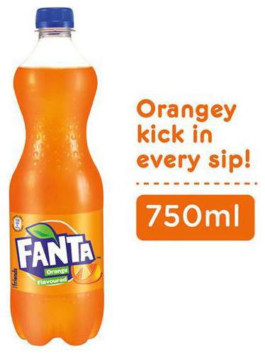 

Fanta Soft Drink - Orange Flavour 750 ml
