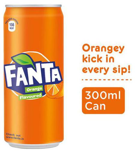 

Fanta Soft Drink Orange Flavour 300 ml