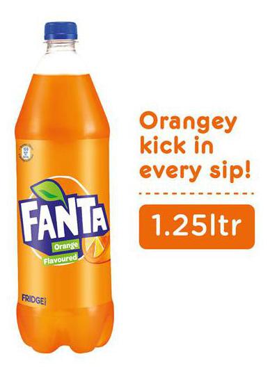 

Fanta Soft Drink Orange Flavour 1 25 L