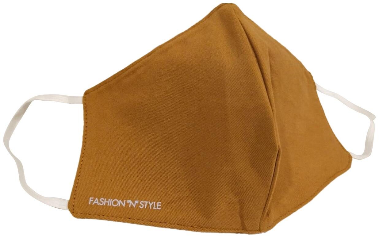 

Fashion N Style Yellow Fab Face Mask ( Pack of 1 )