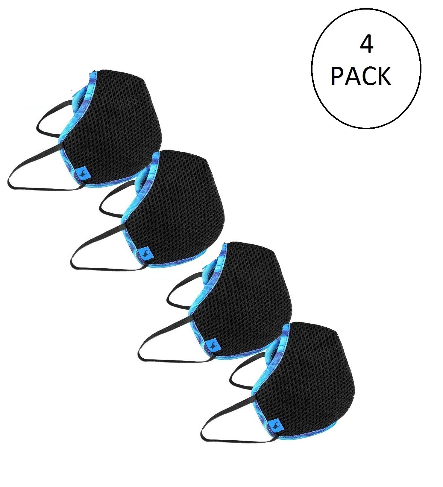 Buy Fastrack Super Shield 4 Layers Face Mask Reusable Black Free Size