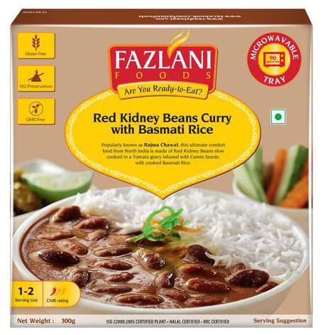 

Fazlani Foods Red Kidney Beans Curry-Basmati Rice 300 g