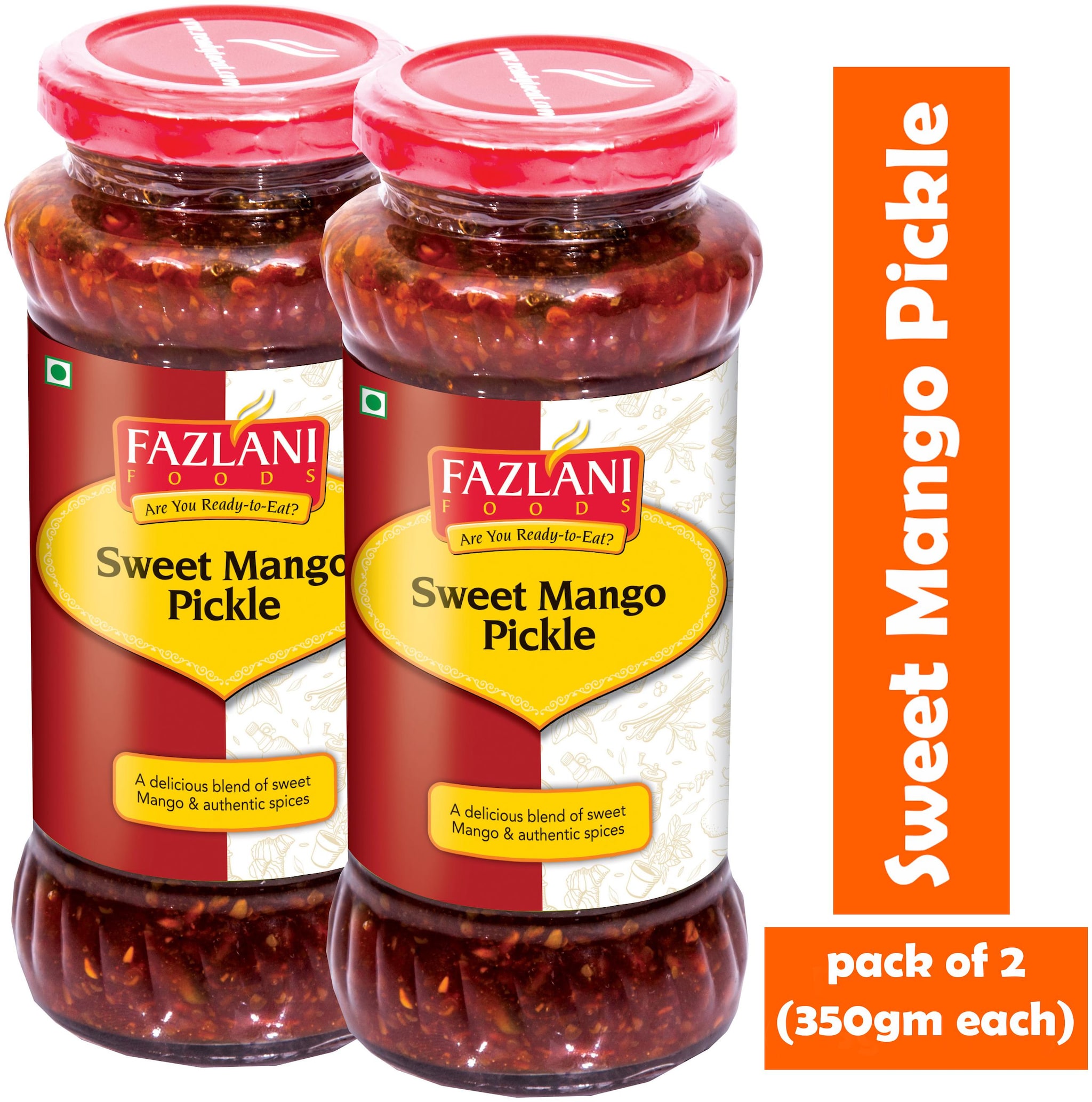 

FAZLANI FOODS Sweet Mango Pickle (Pack of 2) (350g each)