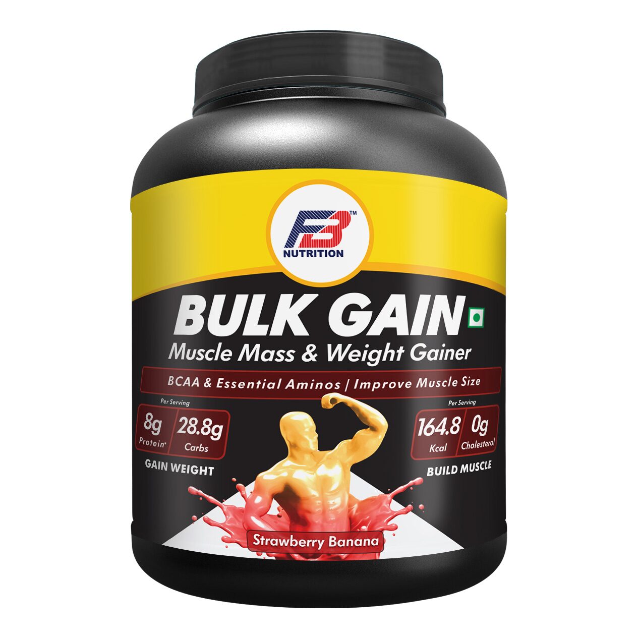 

Fb Nutrition Bulk Weight Gainer Strawberry Banana 3 kg
