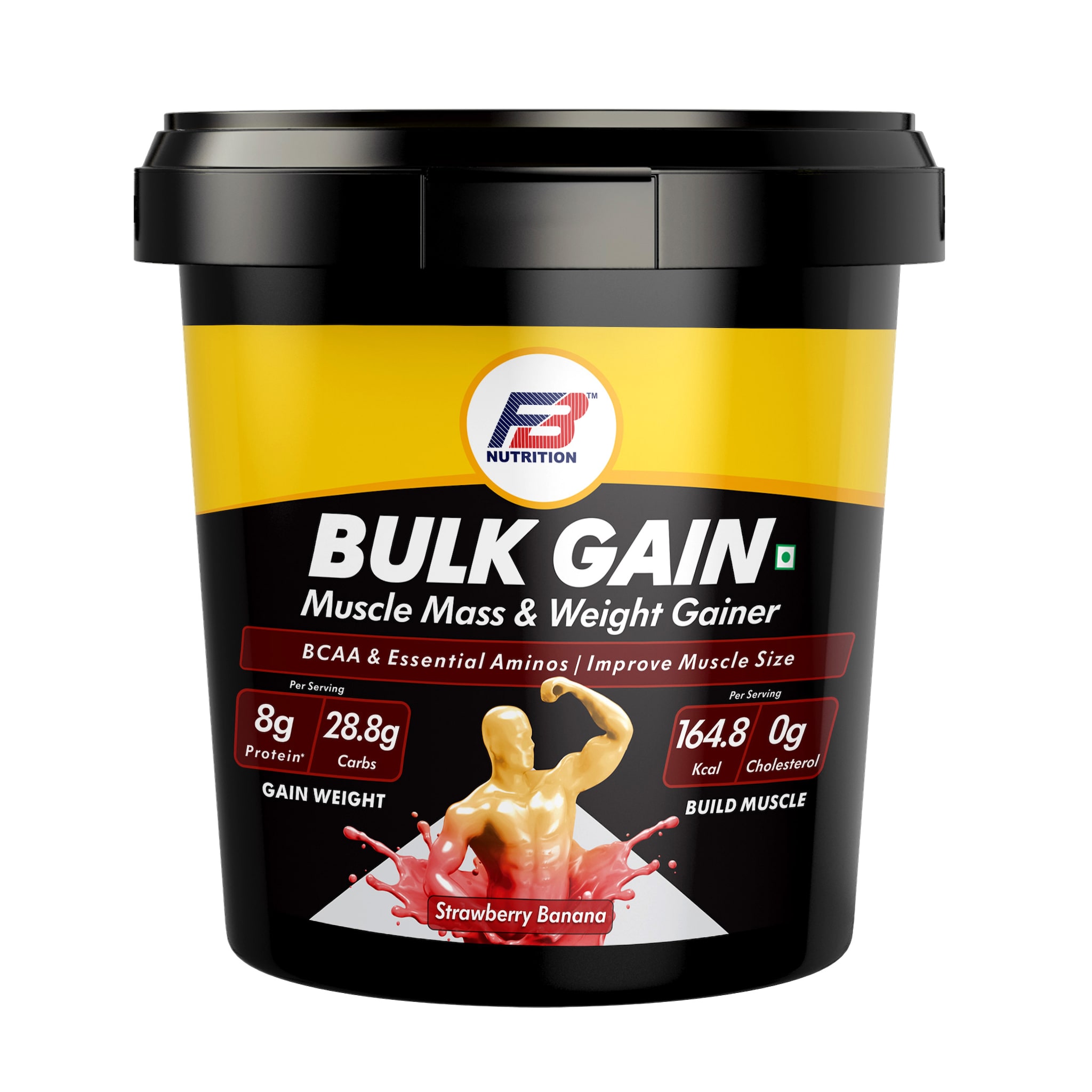 

Fb Nutrition Bulk Weight Gainer Strawberry Banana 5 kg
