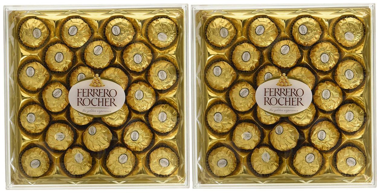 

Ferrero Rocher 24 Pieces 300 g ( Pack of 2 )