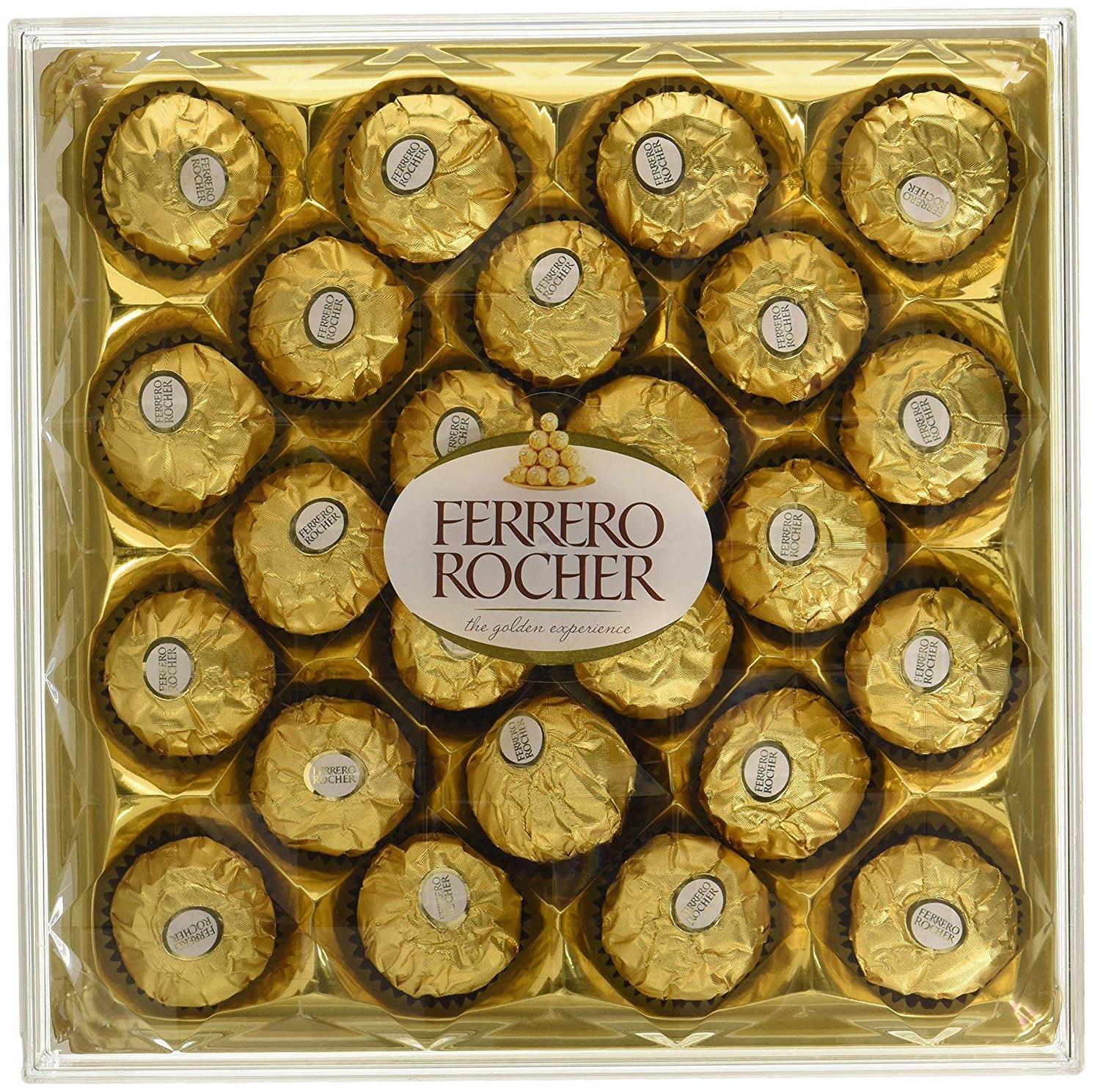 

Ferrero Rocher Premium Choclates 24 Pieces 300 g (Pack of 1)