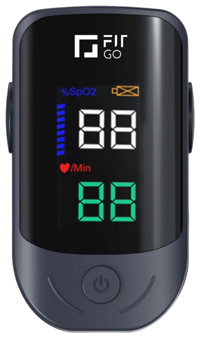 

Fit Go S04 Pulse Oximeter (Black) Pack of 1