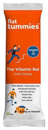 

Flat Tummies The Vitamin Bar - Orange 35 g