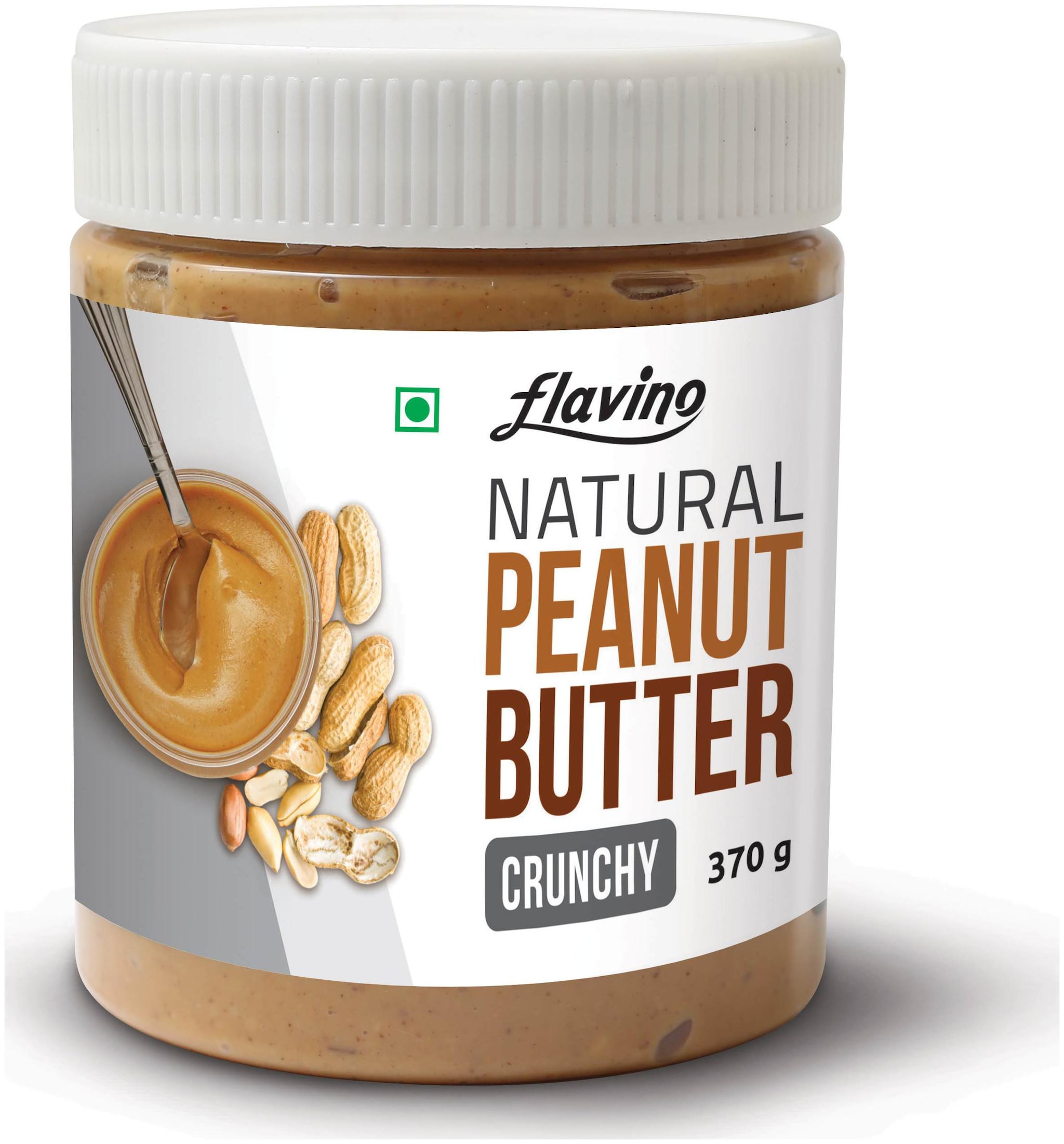 

FLAVINO NATURAL PEANUT BUTTER CRUNCHY 370 g