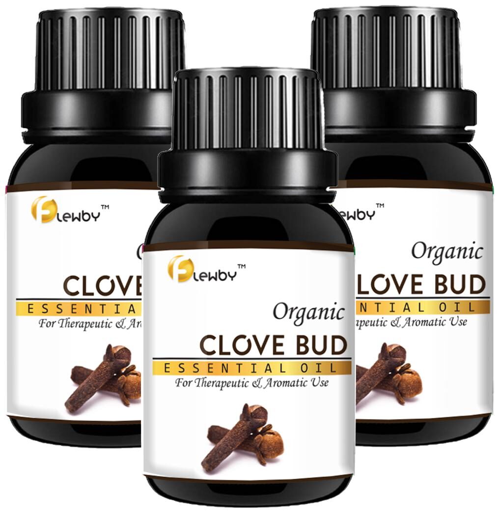 

Flewby 100 Pure Natural and Undiluted Clove Bud Essential Oil 20ml (Pack of 4)