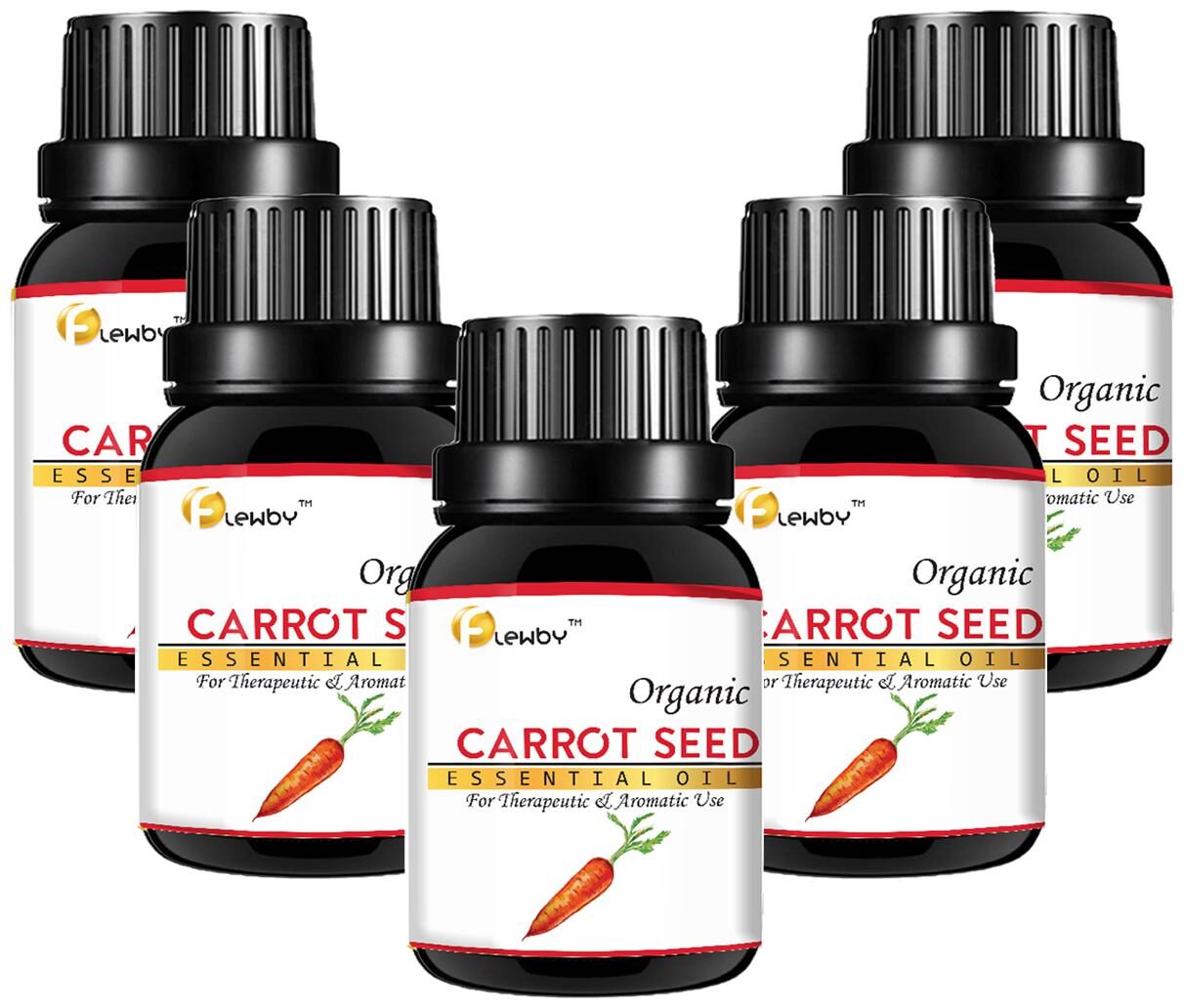 

Flewby Carrot Seed Essential Oil 100 Pure and Natural 20ml (Pack of 5)