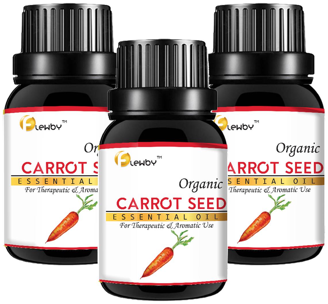 

Flewby Carrot Seed Essential Oil 100 Pure Natural Undiluted 10ml (Pack of 3)