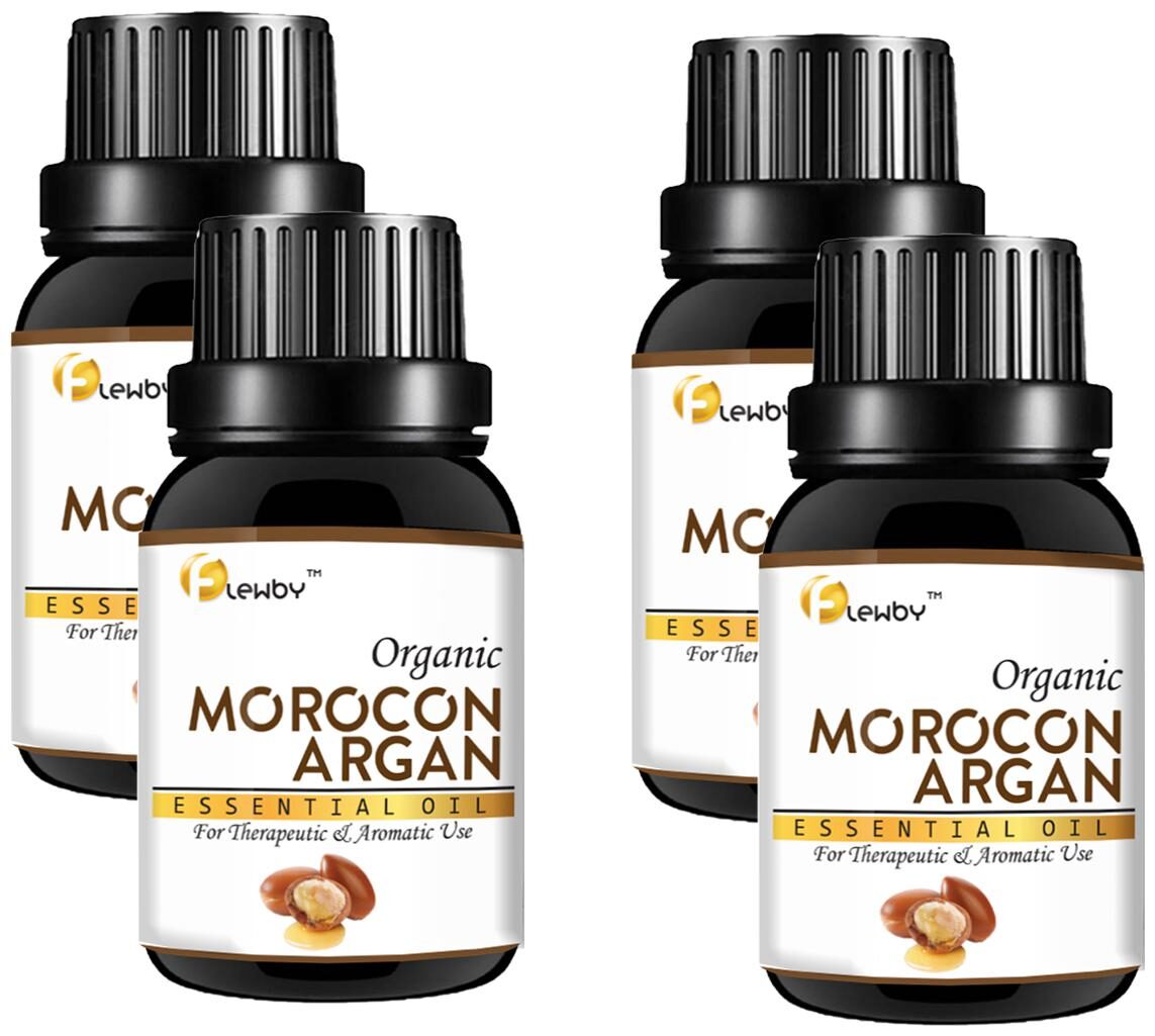 

Flewby Organics Moroccan Argan Oil for Hair Growth 30ml (Pack of 4)
