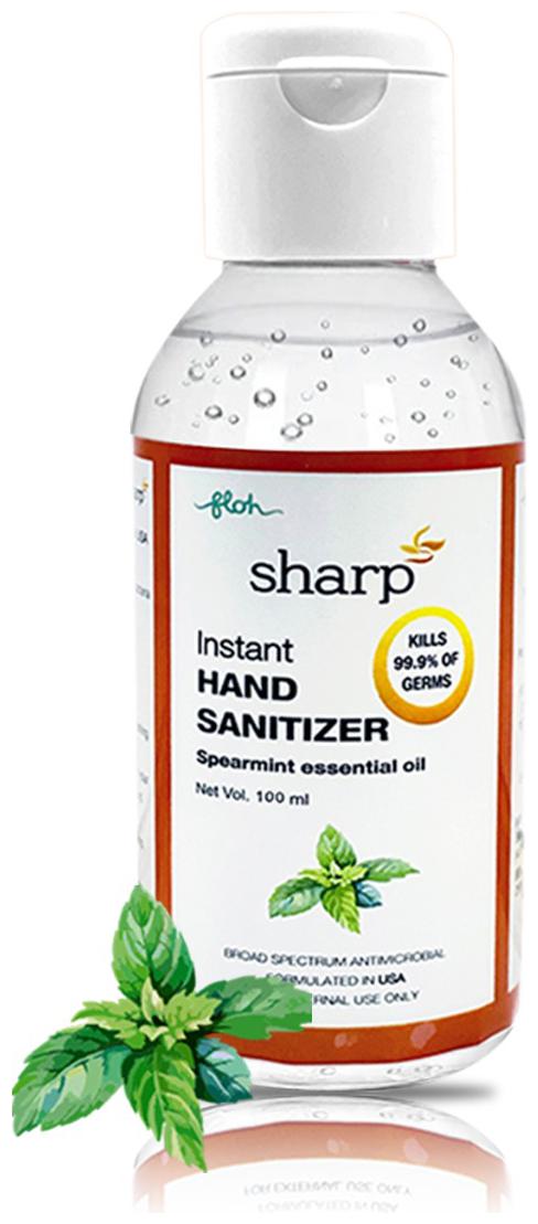 

FLOH Sharp Instant hand sanitizer Gel With 70 Alcohol Based 100ml (Pack of 4)